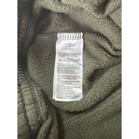 Gap Khaki Green Side Pockets Sweatpants Size XS - Picture 9 of 9